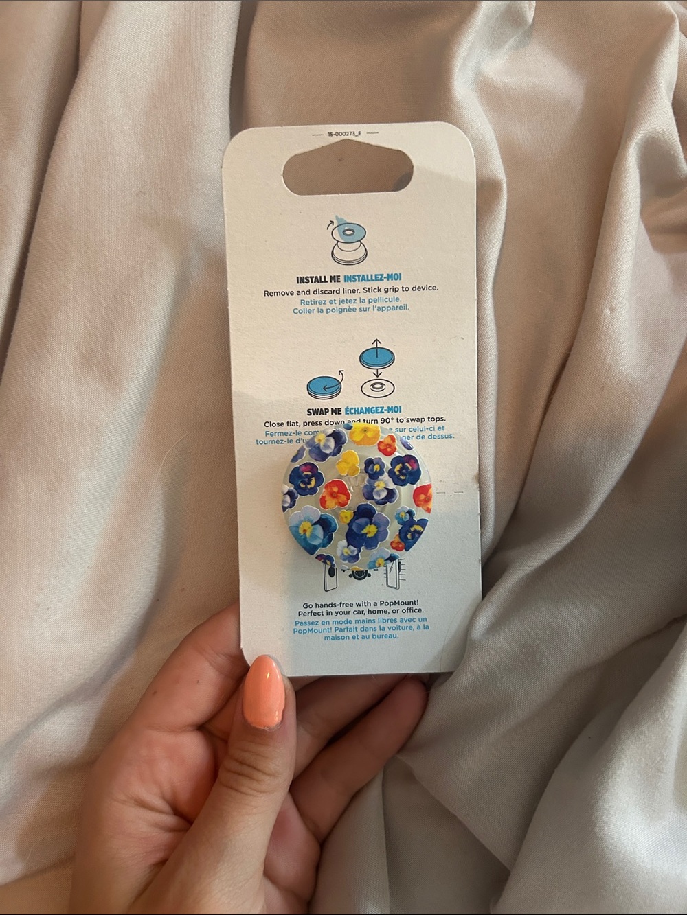 Floral Phone Grip & Stand - Multi-Color